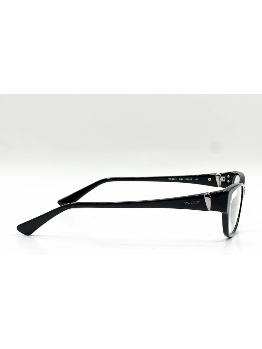 Vogue VO 2841 W44 Black Cat Eye Authentic Eyeglass Frames 52-16